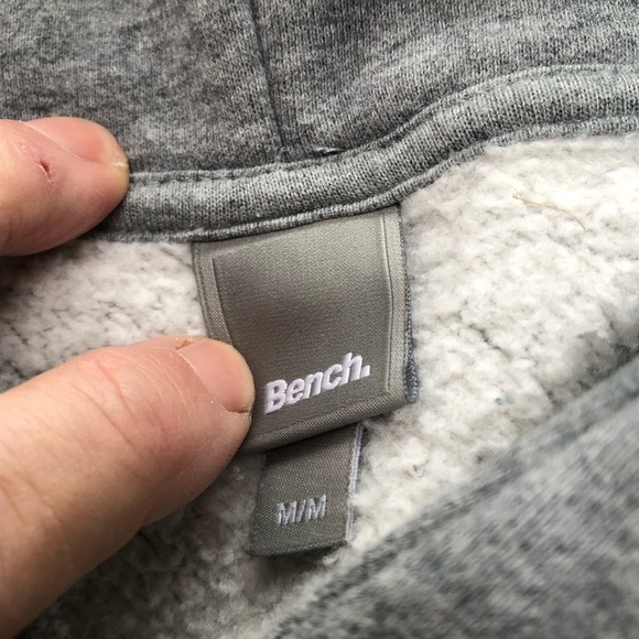 Bench Gray Fleece-Lined Sweatshirt/ hoodie size medium- gently used - Picture 8 of 10